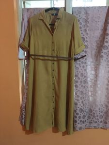 Shirt Style A Line Midi