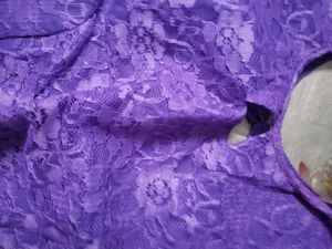Pink Purple New Crop Top Without Tag