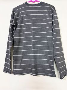 high neck pullover sweatshirt