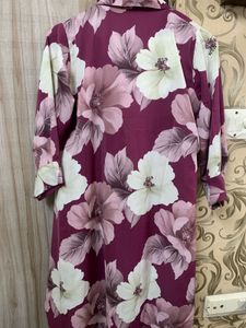 Floral Print Embellished Kurta with pant party wea