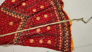 Stunning Red &amp; Yellow Lehenga Choli