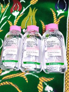 Pack of 3 Garnier Skin Naturals, Cleansing Water,