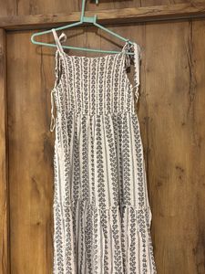 Striped Sleeveless Maxi Dress