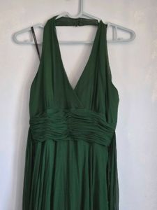 Maggy London 100% Silk Halter Neck Mini dress
