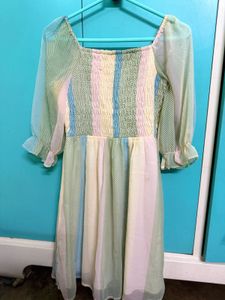 Cute Striped Casual Dress by vero moda