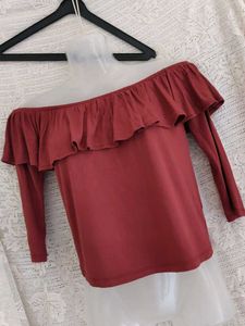 Off-Shoulder Ruffle Top