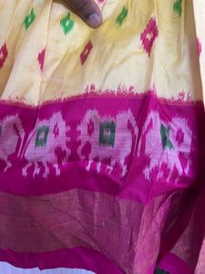 pure ikkat pattu Lehanga Choli