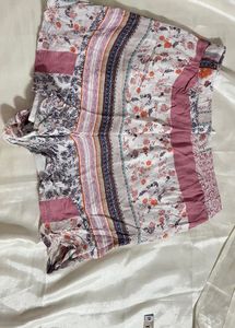 Boho Floral Patchwork Shorts