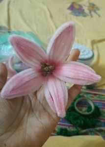 Pink pipecleaner bouquet