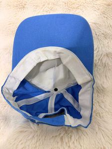 Blue Baseball Cap with Logo