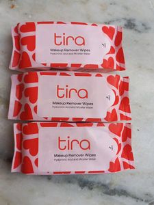 Tira Makeup Remover Wipes - Pack of 3