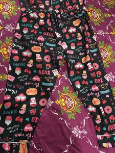 Cute Printed Sleepwear Set