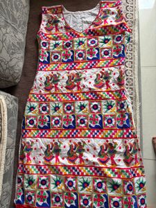 Embroidered White Kurta
