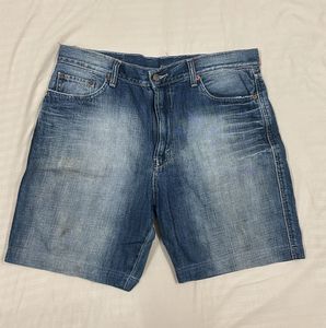 Classic Blue Denim Shorts
