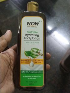 WOW Skin Science Aloe Vera Hydrating Body Lotion