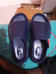 Comfortable Navy Blue Slides