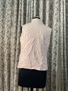 Quilted Pink Sleeveless Vest