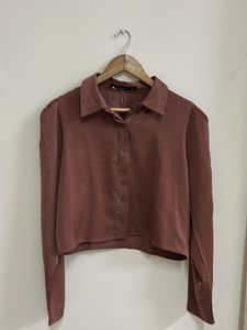 Chic Collared crop top