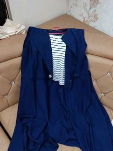 Chic Sleeveless Navy Blue Dress