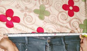 a Denim Jeans With Design In Top &amp; Bottom