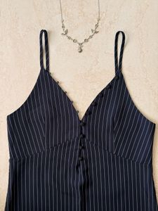 Lace Trimed Slip Dress