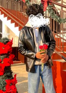 Black Faux Leather Jacket