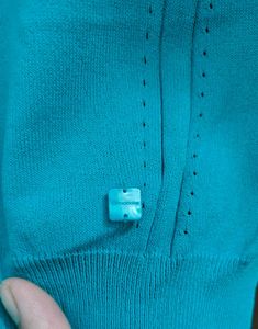 CROCODILE Teal Top