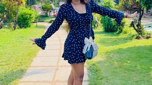 Polka Dot Wrap Dress