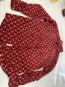 Men's Floral Print Shirt