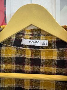 Yellow Plaid Collared Shirt