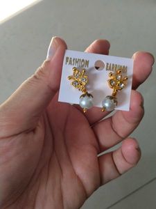Elegant Pearl Drop Earrings