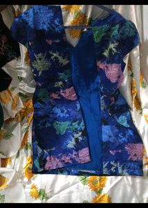 Vibrant Abstract Print Dress (size:xl)