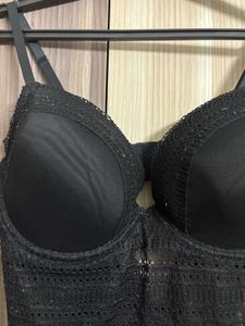 22 H&amp;M Trimmed Patten Bodysuit