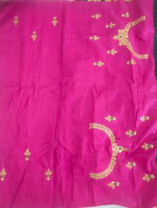 Diwali special Embroidered Teal Green Saree