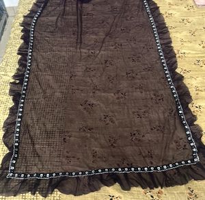 Net Ruffle Full Size Dupatta