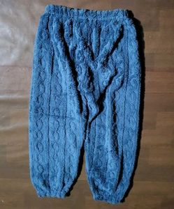 Navy blue fleece pant