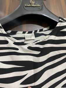 Zebra Crop Top