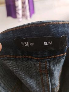 Stylish Ripped Blue Denim Jeans