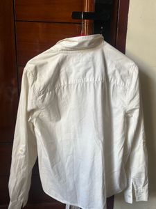 Classic White Button-Up Shirt