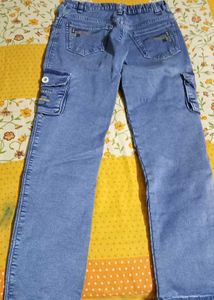 Blue Cargo Jeans