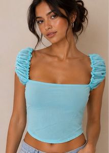 Chic Light Blue Top