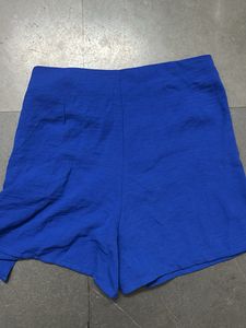 Bright Blue Wrap Skirt