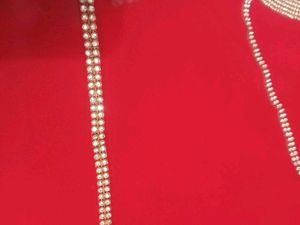 Beautiful ❤️ rose red saree