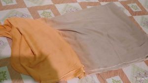 Nude Sharara Set with Dupatta