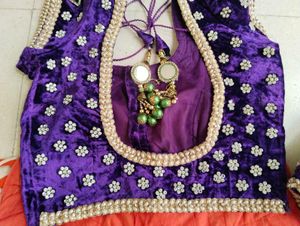 Gorgeous Lehenga Choli Heavy Dupatta