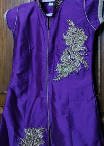 Ethnic Gown With Split+🎁