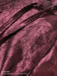 Burgundy Satin long Skirt