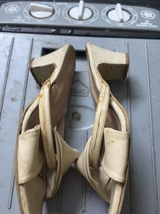 Chic Cream Block Heels