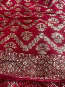 Beautiful Red &amp; Gold Saree