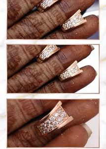 Elegant Rose Gold Diamond Ring